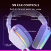 Glorious Gaming Glorious GHS Eternal RGB - stereo RGB gaming headset voor pc, PS5, PS4, Switch - individueel afgestemde hoekige drivers, verstelbare, kristalheldere afneembare microfoon, USB-C - duurzaam, comfort voor de hele dag en nacht - wit