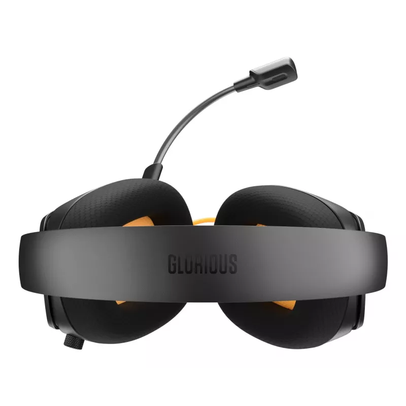 Glorious Gaming Glorious GHS Eternal - stereo gaming headset voor pc, PS5, PS4, Xbox, Switch - speciaal afgestemde hoekige drivers, verstelbare, kristalheldere, afneembare microfoon, 3,5 mm - robuust, comfort de hele dag en nacht - zwart