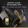Glorious Gaming Glorious GHS Eternal - stereo gaming headset voor pc, PS5, PS4, Xbox, Switch - speciaal afgestemde hoekige drivers, verstelbare, kristalheldere, afneembare microfoon, 3,5 mm - robuust, comfort de hele dag en nacht - zwart