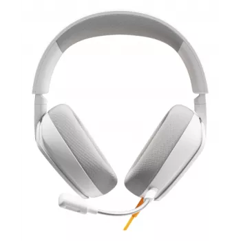 Glorious Gaming Glorious GHS Eternal - stereo gaming headset voor pc, PS5, PS4, Xbox, Switch - speciaal afgestemde hoekige drivers, verstelbare, kristalheldere, afneembare microfoon, 3,5 mm - duurzaam, comfort de hele dag en nacht - wit