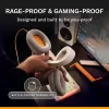 Glorious Gaming Glorious GHS Eternal - stereo gaming headset voor pc, PS5, PS4, Xbox, Switch - speciaal afgestemde hoekige drivers, verstelbare, kristalheldere, afneembare microfoon, 3,5 mm - duurzaam, comfort de hele dag en nacht - wit