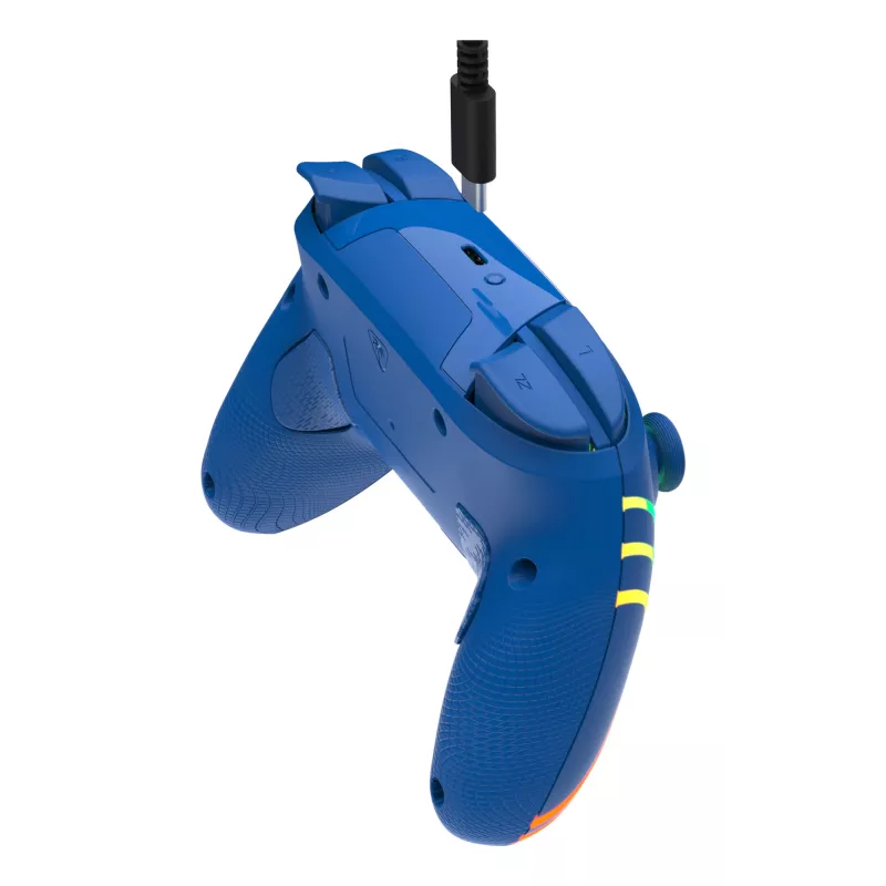 Bedrade & draadloze gamepad Turtle Beach Afterglow Wave Blue voor Nintendo Switch 2 – Bluetooth/USB-C, RGB, ingebouwde accu van 20 uur, 3 m kabel