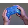 Bedrade & draadloze gamepad Turtle Beach Afterglow Wave Blue voor Nintendo Switch 2 – Bluetooth/USB-C, RGB, ingebouwde accu van 20 uur, 3 m kabel