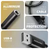Axagon ADA-HA USB-A naar 3,5-mm-jack Hi-Res DAC audio-adapter, 384 kHz/32 bit, stereo