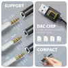 Axagon ADA-HA USB-A naar 3,5-mm-jack Hi-Res DAC audio-adapter, 384 kHz/32 bit, stereo
