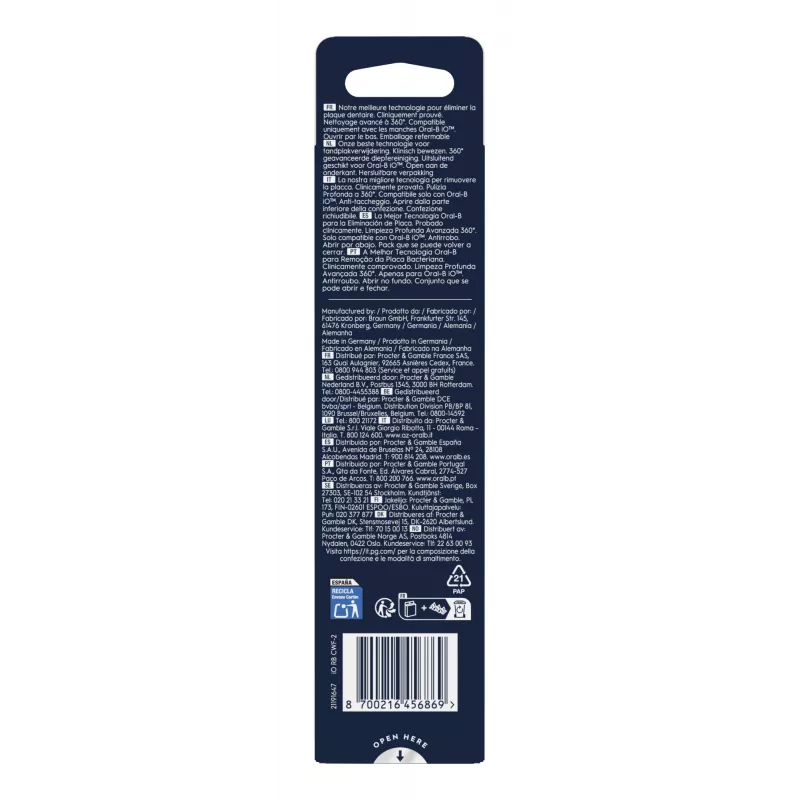 Oral-B 80782596 tandenborstelkop 2 stuks wit