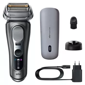 Foliescheerapparaat Braun Series 9 Pro+ 9625s – grafiet, 5 scheerkoppen, Li‑Ion‑accu, trimmer, nat & droog
