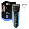 Elektrisch scheerapparaat BRAUN Series 3 3040 oplaadbaar zwart/blauw, model 3040