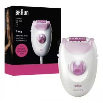 Braun Silk-epil 3-000 20 pincetten roze
