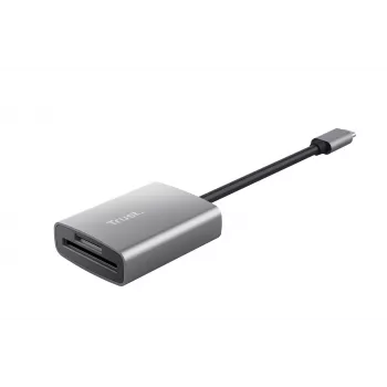 Trust 24136 kaartlezer USB 3.2 Gen 1 (3.1 Gen 1) Type-C aluminium