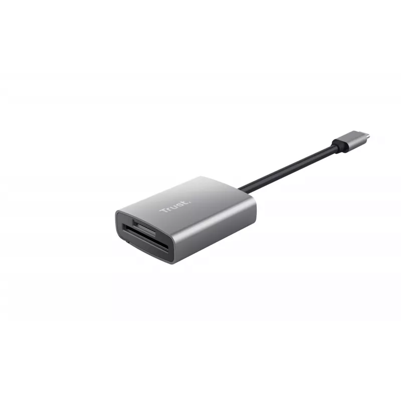 Trust 24136 kaartlezer USB 3.2 Gen 1 (3.1 Gen 1) Type-C aluminium