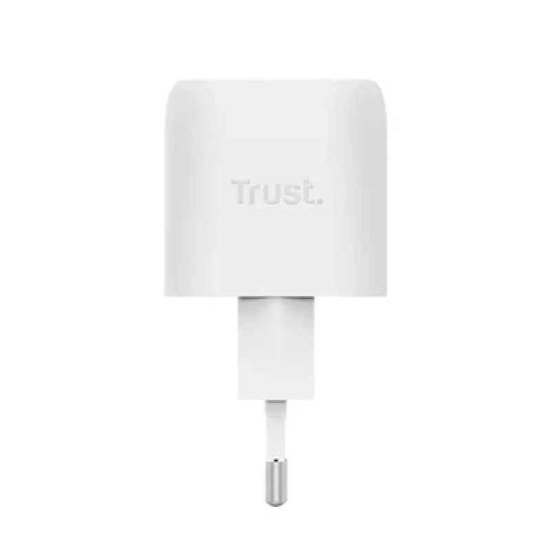 Oplader Trust Maxo 30W USB-C GaN oplader voor binnen snelopladen wit
