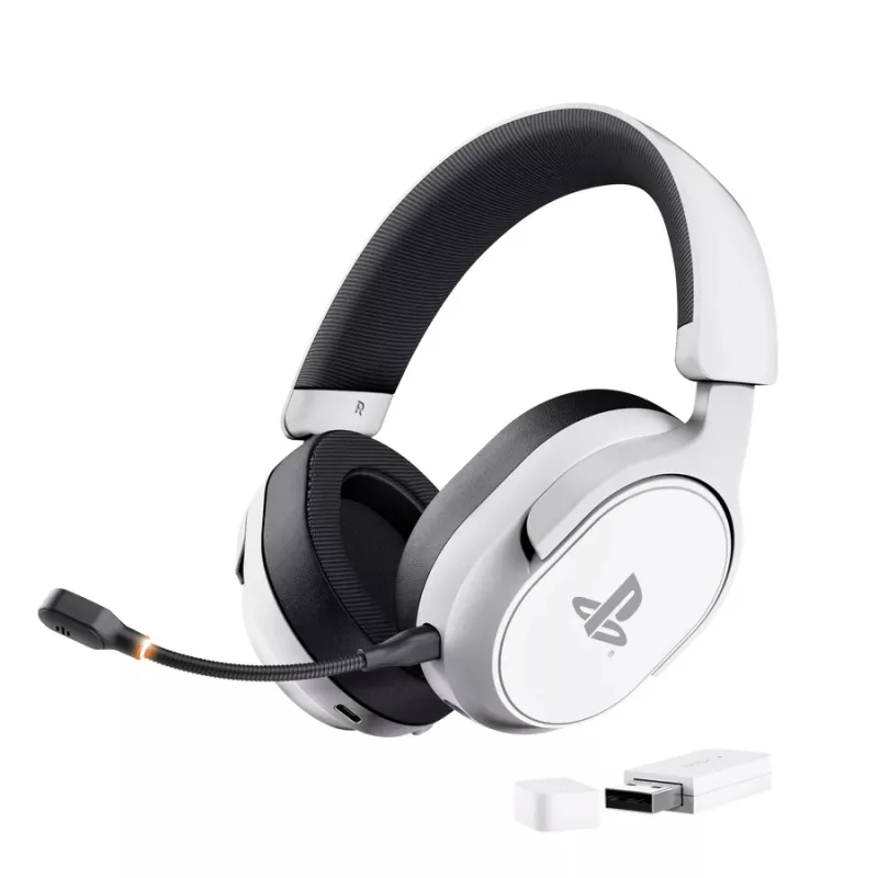 Trust GXT 499 Forta headset bedraad & draadloos hoofdband gaming wit