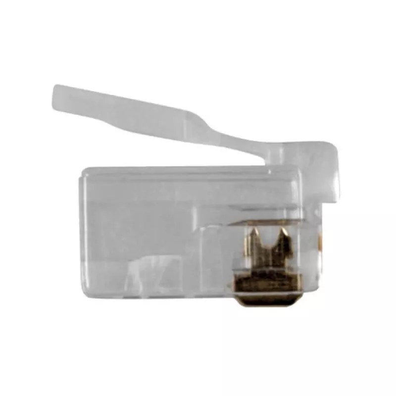 ACT RJ10 (4P/4C) modulaire stekker voor platte kabel