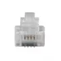 ACT RJ11 (4P/4C) modulaire stekker voor platte kabel