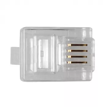 ACT RJ11 (4P/4C) modulaire stekker voor platte kabel