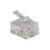 ACT RJ11 (4P/4C) modulaire stekker voor platte kabel