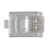 ACT RJ11 (4P/4C) modulaire stekker voor platte kabel