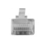 ACT RJ45 (8P/8C) modulaire stekker voor ronde kabel met massieve aders