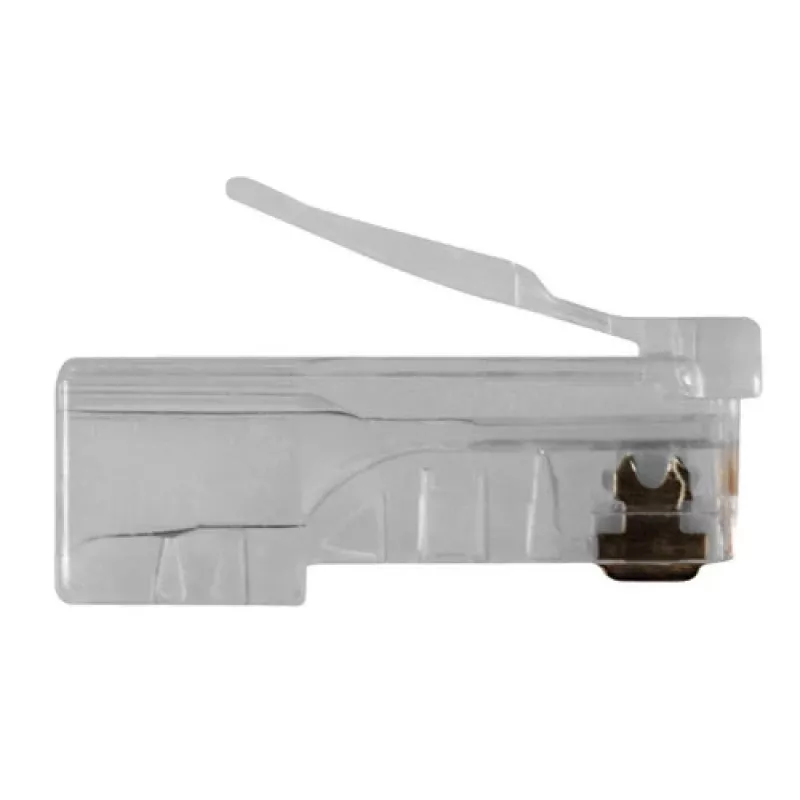 ACT RJ45 (8P/8C) modulaire stekker voor ronde kabel met massieve aders