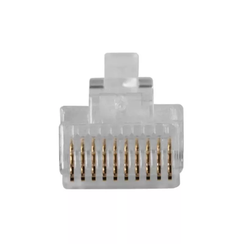 ACT RJ48 (10P/10C) modulaire stekker voor platte kabel