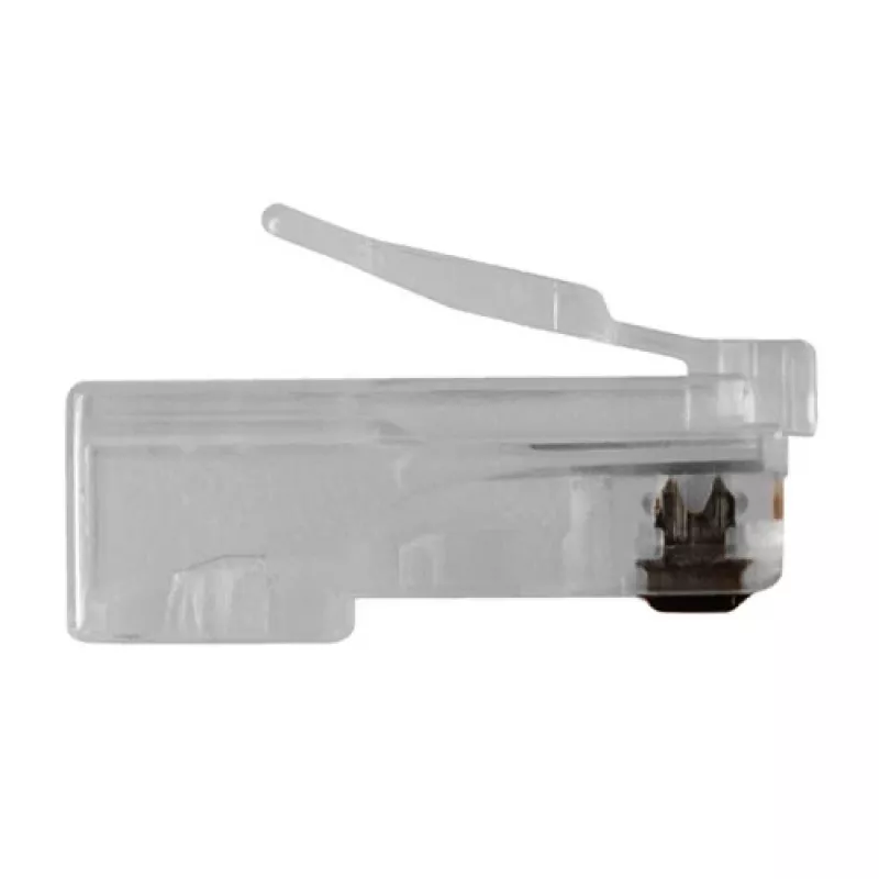 ACT RJ48 (10P/10C) modulaire stekker voor platte kabel