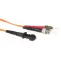 ACT 2 m LSZH multimode 62,5/125 OM1 glasvezel-patchkabel duplex met MTRJ- en ST-stekkers