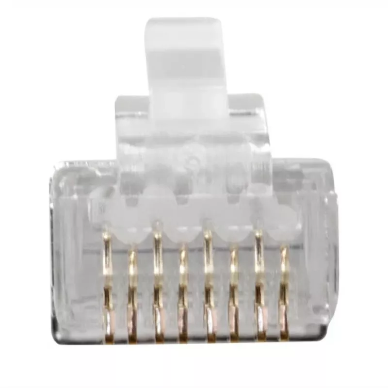 ACT RJ45 (8P/8C) CAT6A afgeschermde modulaire connector voor ronde kabel met massieve of litze aders