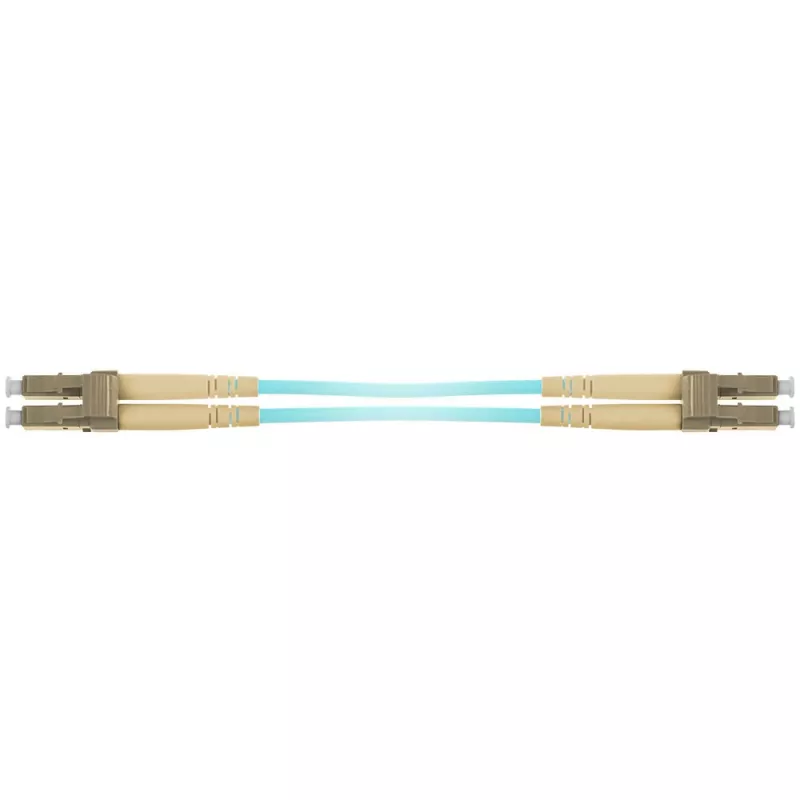 ACT 20 meter multimode 50/125 OM3 duplex gepantserde glasvezel-patchkabel met LC-aansluitingen