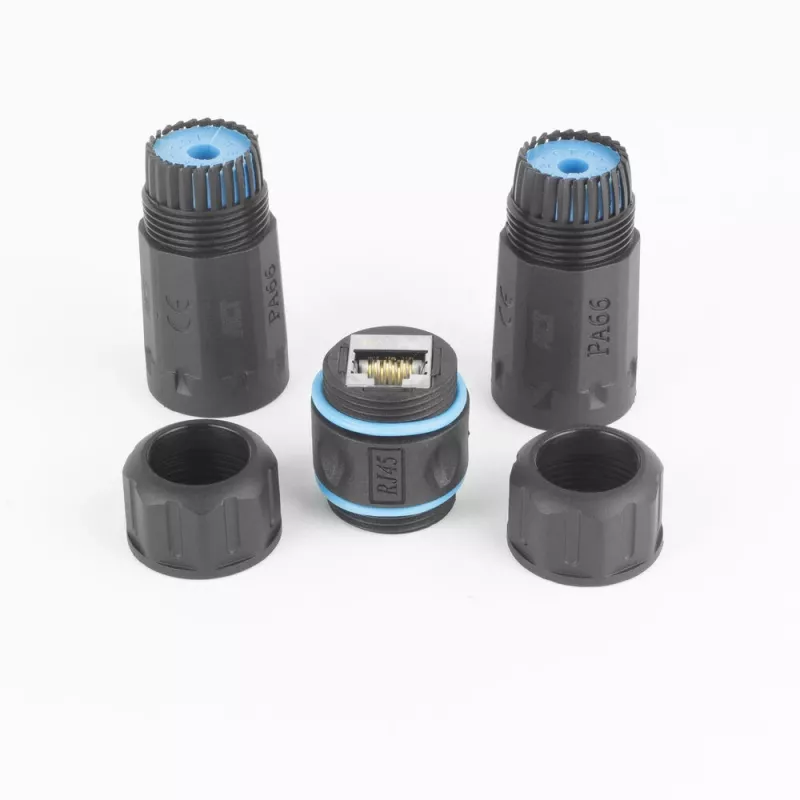 ACT afgeschermde CAT6A outdoor IP68 RJ45-koppeling SD6522, Cat6A afgeschermde Ethernet inline-koppeling