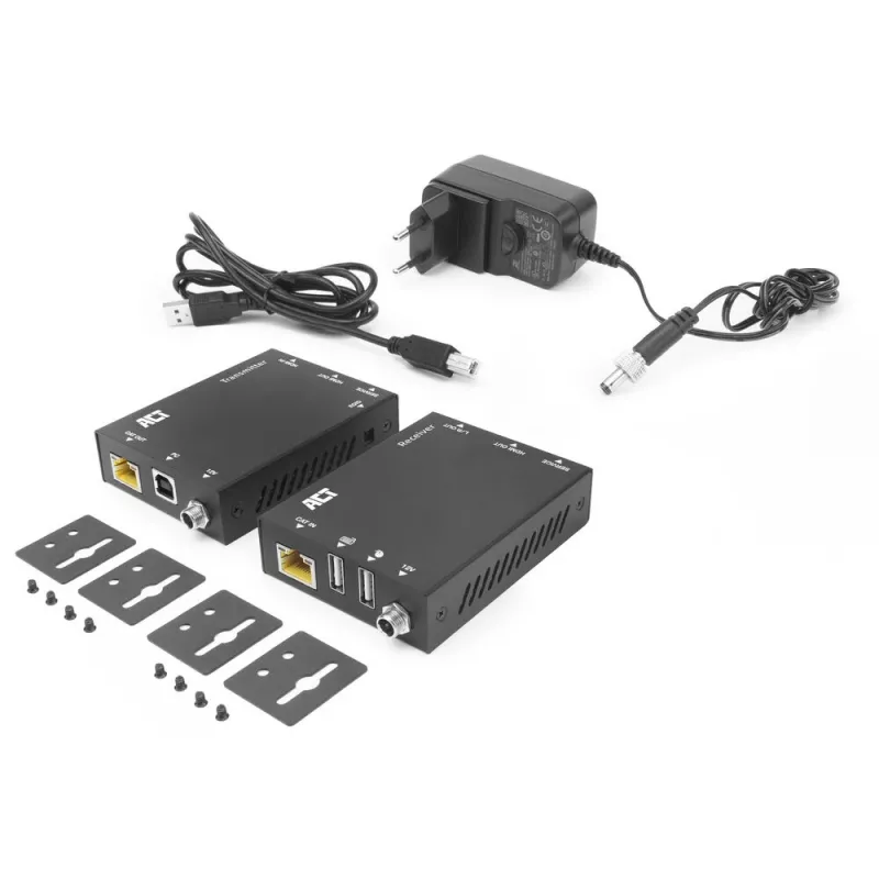 ACT 4K HDMI 2.0 KVM-extender-set via CAT6A tot 70 meter
