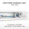 ACT S/FTP Cat6A B2ca PoE++ 100W vorkonfektionierte installatiekabel met RJ45 stekker-stekker, model FB0090, 90 m, massieve ader