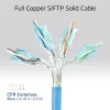 ACT CAT6A S/FTP B2ca PoE++ 100W massieve vorkonfektionierte installatiekabel met RJ45 stekker–bus, 55 m (FB0155)