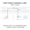 ACT CAT6A S/FTP B2ca PoE++ 100W massieve vorkonfektionierte installatiekabel FB0175
