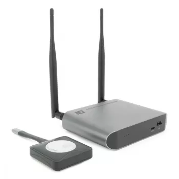 ACT Aero 4K draadloos presentatiesysteem, desktop, zwart, grijs, 3840 x 2160, 2160p, USB Type-C, USB