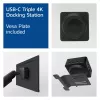 ACT universele USB-C dockingstation 4K, voor 3 HDMI/DisplayPort monitoren, DisplayLink