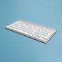 R-Go Tools ergonomisch toetsenbord R-Go Compact Break, compact toetsenbord met pauzesoftware, QWERTZ (CH), Bluetooth, wit