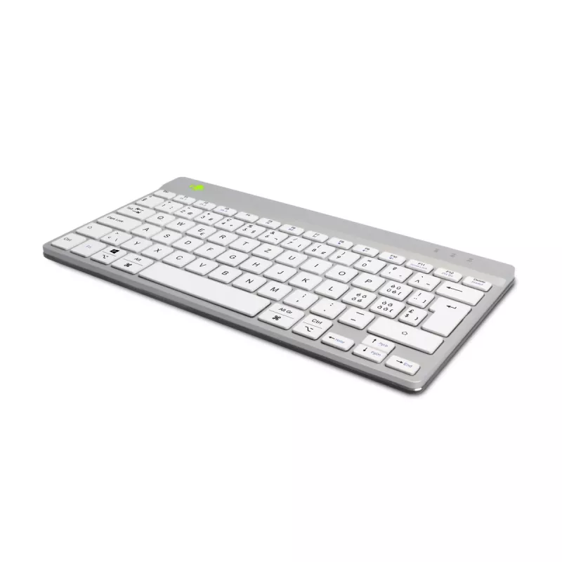 R-Go Tools ergonomisch toetsenbord R-Go Compact Break, compact toetsenbord met pauzesoftware, QWERTZ (CH), Bluetooth, wit