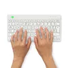 R-Go Tools ergonomisch toetsenbord R-Go Compact Break, compact toetsenbord met pauzesoftware, QWERTZ (CH), Bluetooth, wit