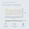 R-Go Tools ergonomisch toetsenbord R-Go Compact Break, compact toetsenbord met pauzesoftware, QWERTZ (CH), Bluetooth, wit