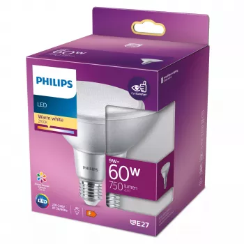 Reflectorlamp Philips PAR38 9W (komt overeen met 60W) E27 750 lm 2700K CRI90 25°