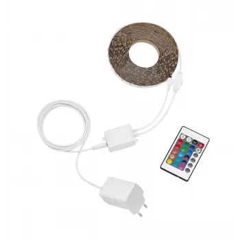 Philips LED-strip 15 m RGB complete set met afstandsbediening, dimbaar, 230 V
