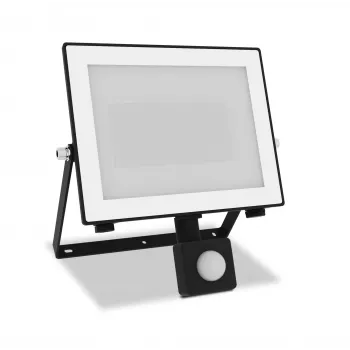Buitenwandlamp Philips Lois 50W LED, zwarte metalen behuizing, niet-vervangbare lichtbron, 220–240V