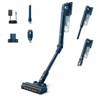 Steelstofzuiger Philips XC5242/10 — op batterij, zakloos, 0,27 L stofreservoir, Li‑Ion 25,2 V, voor harde en zachte vloeren (salie)