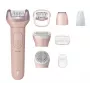 Epilator Philips Series 9000 BRE719/00 — draadloos nat & droog, 32 pincetten, 2 snelheden, roze