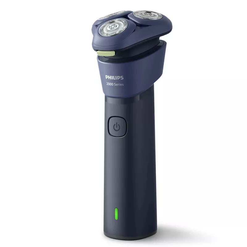 Roterend scheerapparaat Philips 2000 Series S2885/00 – 3-kops, NiMH-accu, nat & droog scheren, blauw