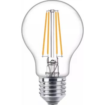 Philips filamentgloeilamp helder 60 W A60 E27 x6, 7 W, 60 W, E27, 806 lm, 15000 h