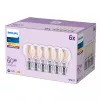 Philips filamentgloeilamp helder 60 W A60 E27 x6, 7 W, 60 W, E27, 806 lm, 15000 h