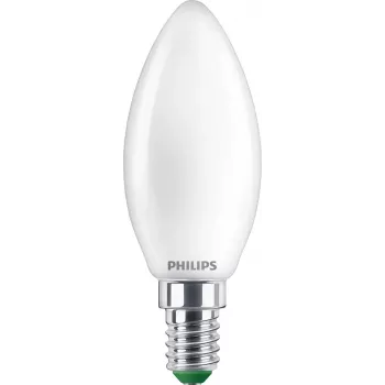 Philips Ultra Efficient LED-lamp E14 B35, 2,1 W (equivalent van 40 W), 2700 K, 3-pack