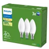 Philips Ultra Efficient LED-lamp E14 B35, 2,1 W (equivalent van 40 W), 2700 K, 3-pack
